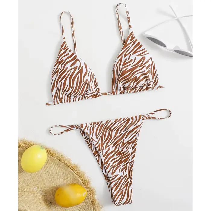 Bikini zèbre sexy 2026