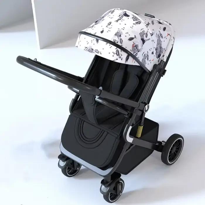 Poussette Légère pour Bébé de 0 à 3 Ans, Confortable, Plusieurs Assises et Allongées