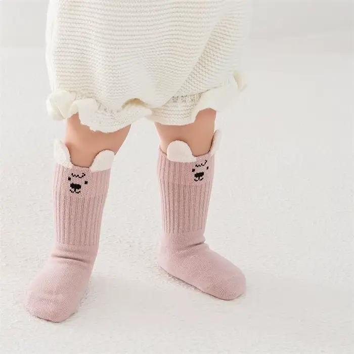 Chaussettes mignonnes en coton doux pour filles et garçons, chaussettes courtes pour bébés garçons et filles de 0 à 8 ans, nouvelle collection automne hiver