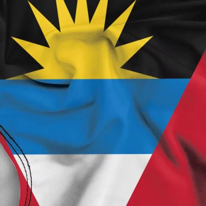 Antigua et Barbuda drapeau Sexy maillots de bain femmes une pièce