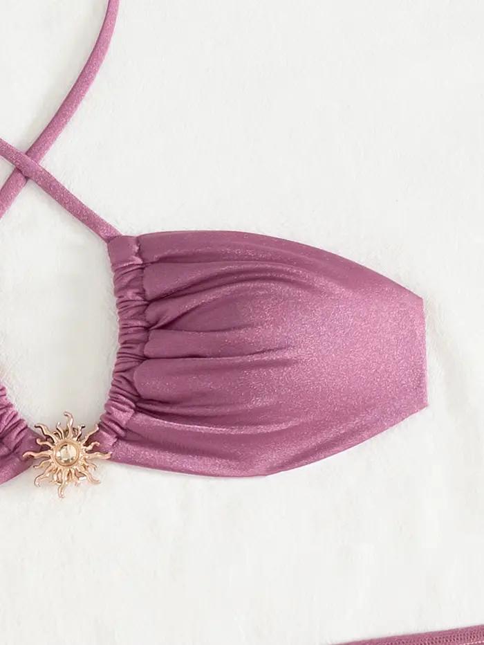 Maillot de bain 3 pièces sexy pour femme