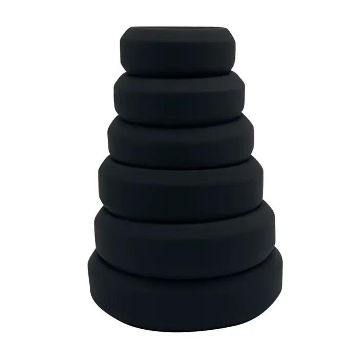 Anneau de pénis en Silicone, 6 tailles, anneau de verrouillage du Scrotum, améliore l'érection, retardement de l'éjaculation, anneaux péniens, jouets sexuels pour hommes