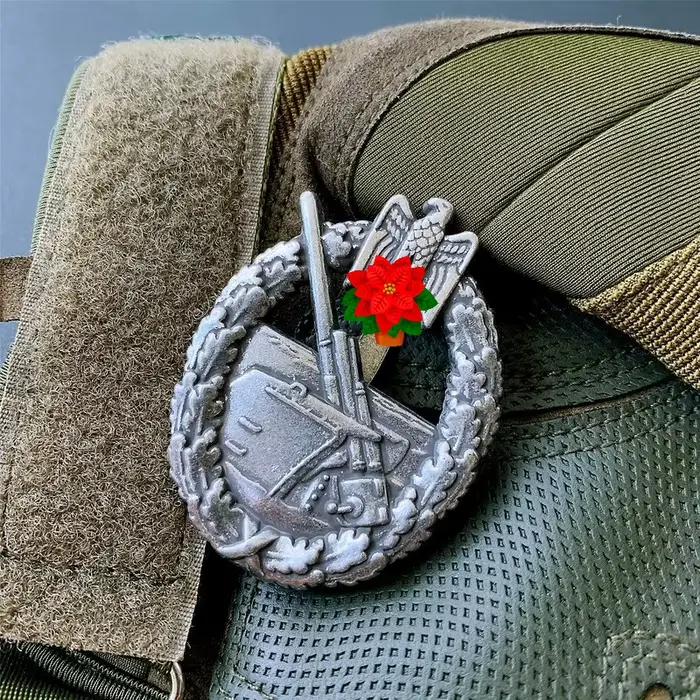 Médaille allemande, insigne de guerre, pièce commémorative, accessoires à épingle épaisse, broche, pendentif, collection décorative