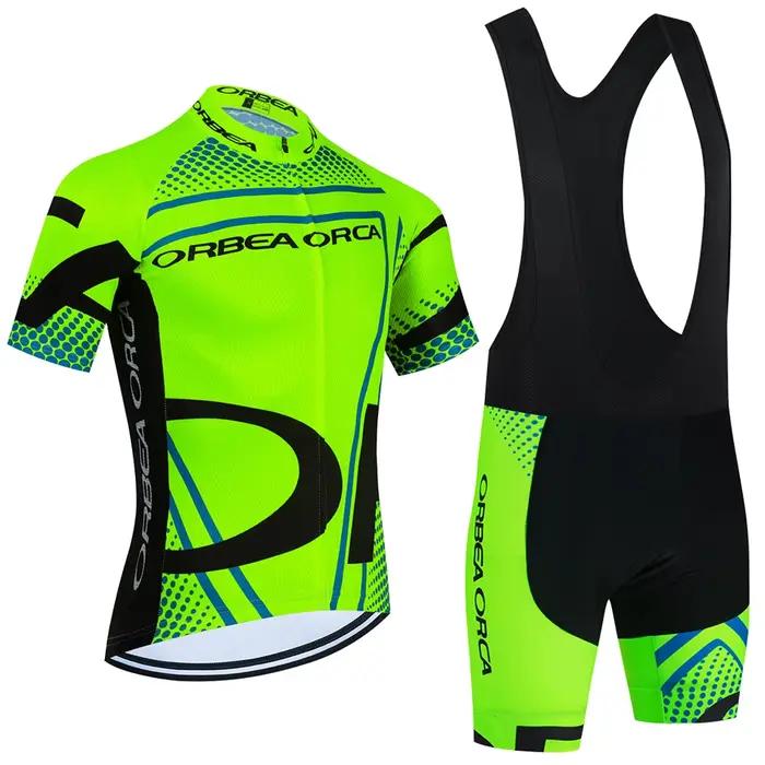 Nouveau ORBEA ORCA maillot de cyclisme vélo Shorts ensemble hommes femmes séchage rapide Ropa Ciclismo 4 poches été Pro vélo T-Shirt vêtements