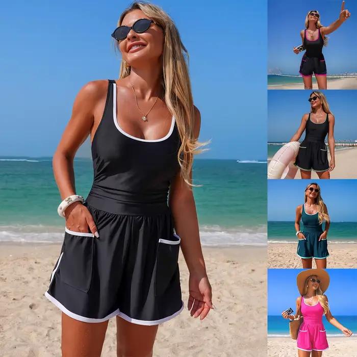Maillot de bain une pièce sportif conservateur pour femmes