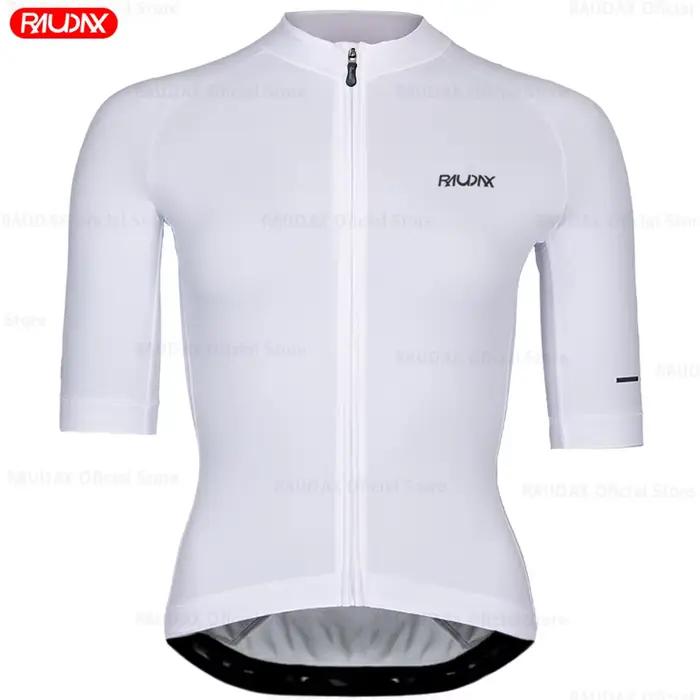 Maillot de cyclisme Raudax 2026 – 11 couleurs – Hauts de course à manches courtes pour cyclistes – Vêtements de cyclisme pour femmes