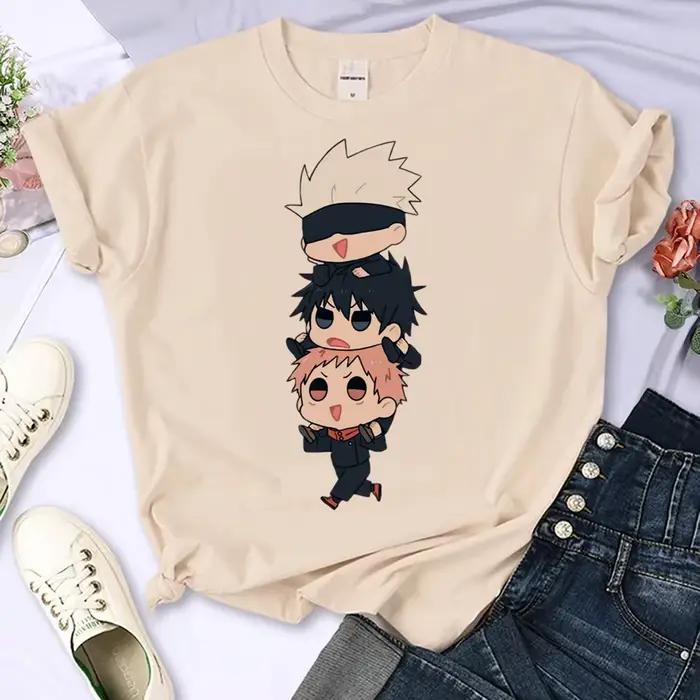 T-shirt femme anime t-shirt fille vêtements streetwear japonais