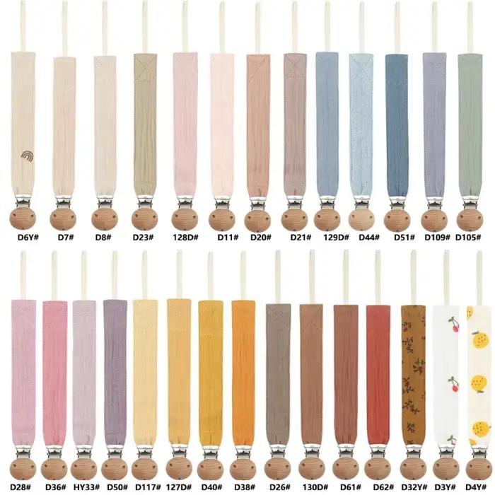 Attache-tétine en coton doux pour bébé, chaîne sucette, support mamelon pour mamelons, jouet factice, Clip factice, cadeau
