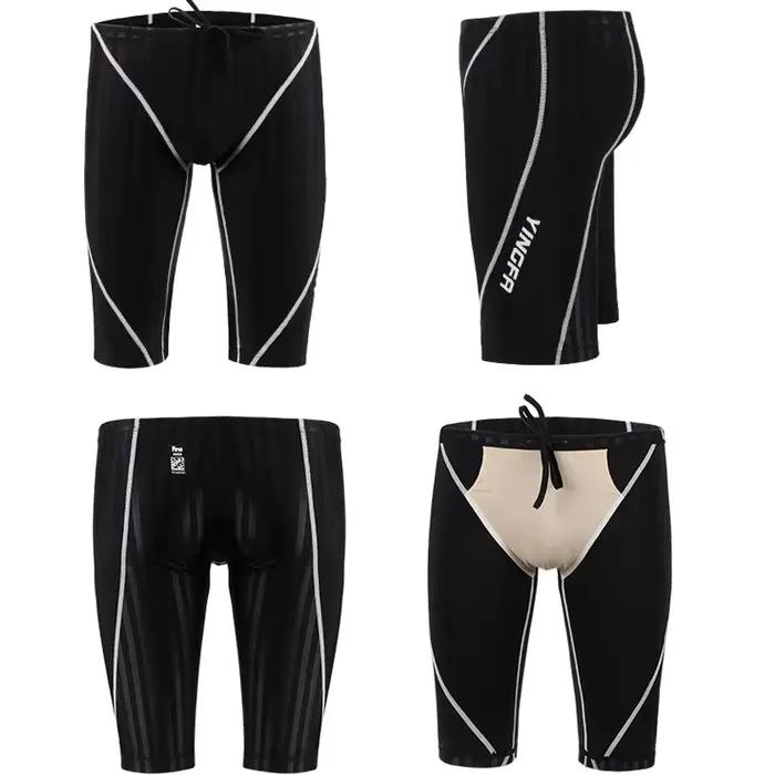 [APPROUVÉ PAR LA FINA] NOUVEAU Maillot de bain de compétition et d'entraînement professionnel YINGFA 9102 pour hommes