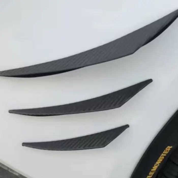 Kit de décoration de voiture universel, pièce avec diffuseur de lèvre de pare-chocs avant, ailerons de becquet et de séparateur