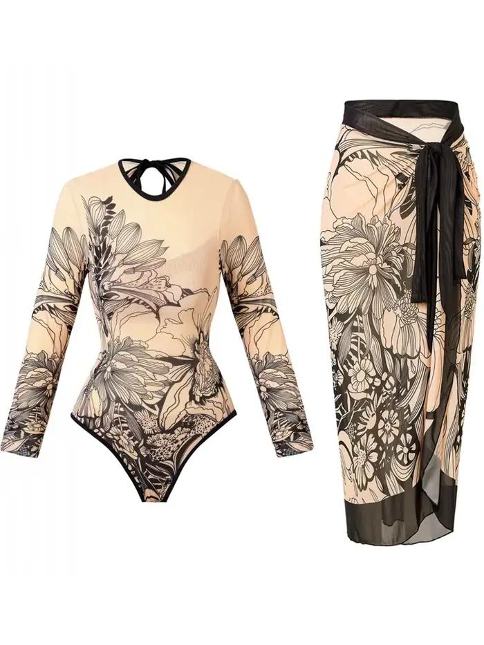 Maille taille haute Sexy maillot de bain femmes été