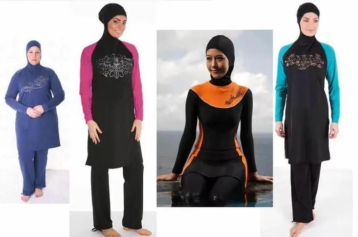 Maillot de bain pour femmes musulmanes, vêtements islamiques, tankini