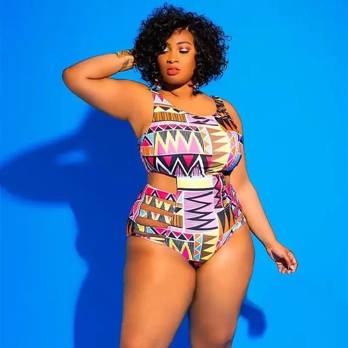 Maillots de bain pour femmes grande taille Sexy une pièce Bikini grand maillot