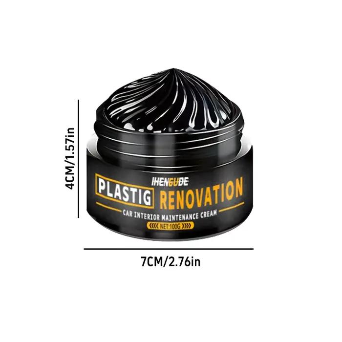 1 pièce 100g ensemble de réparation des rayures intérieures de voiture-panneau de instruments à usage pratique et pâte de surface en plastique, essentiels d'entretien du véhicule, cadeau parfait pour 