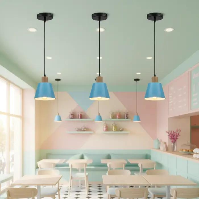 Lampe suspendue moderne, abat-jour vintage industriel, luminaire suspendu pour salle à manger, cuisine, restaurant, décoration, éclairage