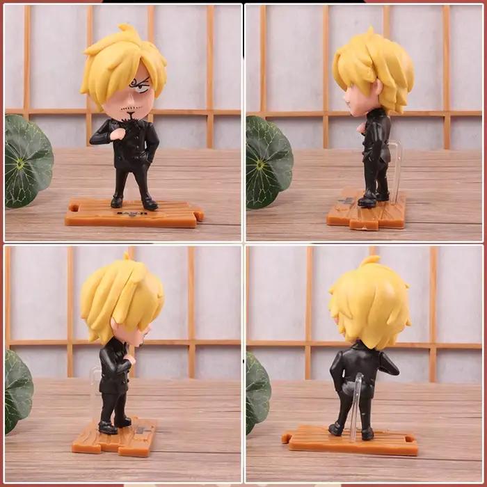10 figurines de collection One Piece, personnages de dessins animés, modèles créatifs exquis, jouets cadeaux