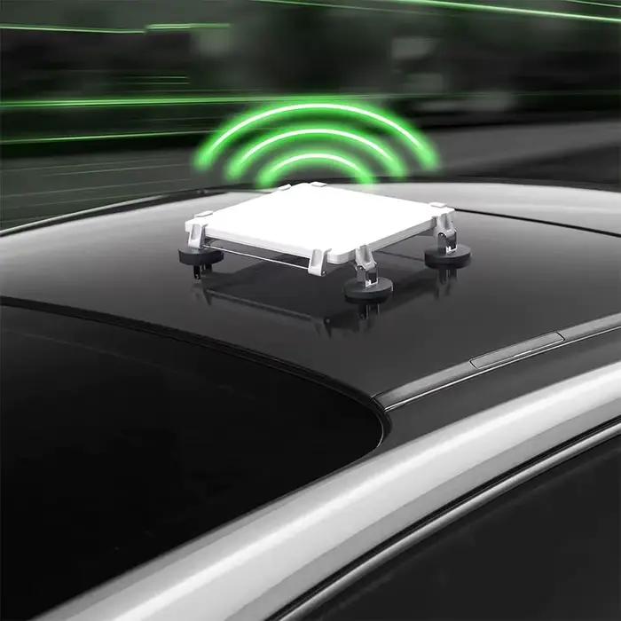 Support de fixation magnétique pour toit Starlink Mini V4 - Accessoire universel pour véhicules (fourgonnettes, bateaux, voitures, camping-cars) - Support pour toit en verre
