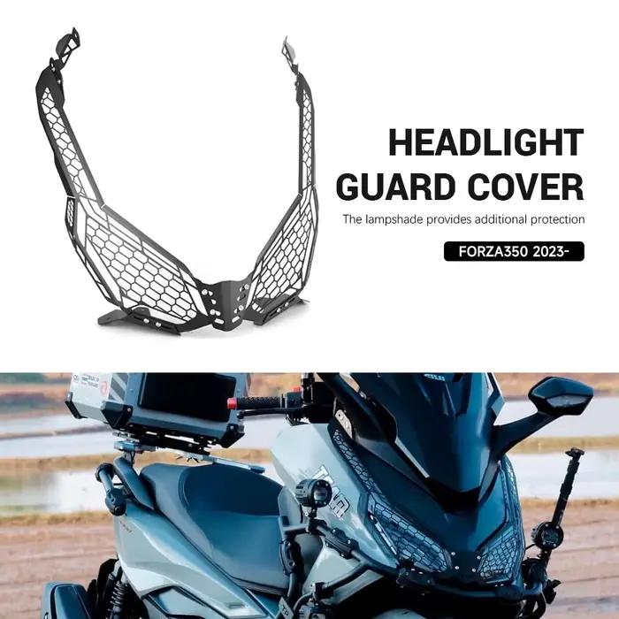 Couvercle de protection de phare de moto, accessoires de moto, grille, nouveau pour Honda Forza 350 Forza350 FORZA125 NSS350 2023 2024 2025