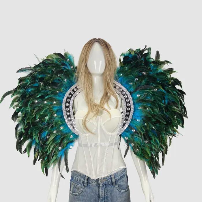 Châles et écharpes en plumes pour Halloween, unisexes, costumes et accessoires de fête en plumes pour le carnaval, adaptés à toutes sortes de fêtes