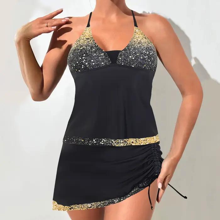 Nouveau Sexy Tankini maillots de bain femmes cordon grand