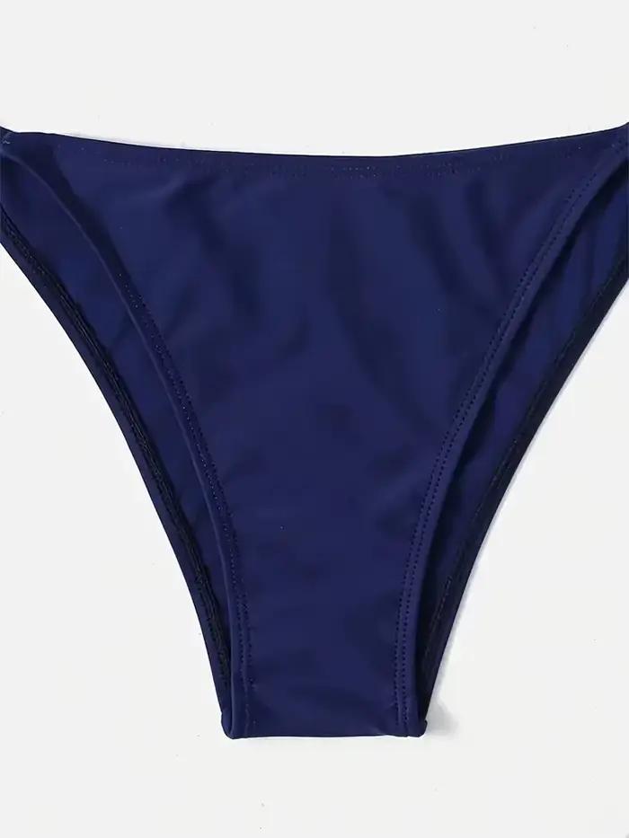 Maillots de bain string Bikini ensemble Sexy nouveau bleu marine
