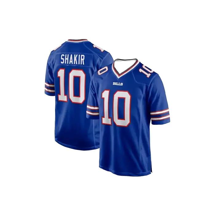 Buffalo maillot de Football américain vêtements de sport maillots de l'équipe d'entraînement Bill Allen No.10 série de numéros imprimés en 3D maillots les plus vendus