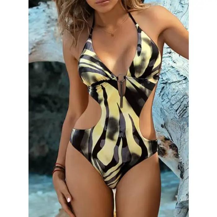 2025 Sexy une pièce maillot de bain Push Up maillots
