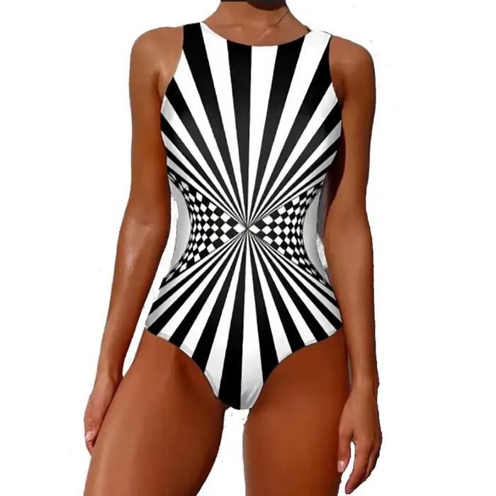 Maillot de bain une pièce élégant et Sexy pour femmes