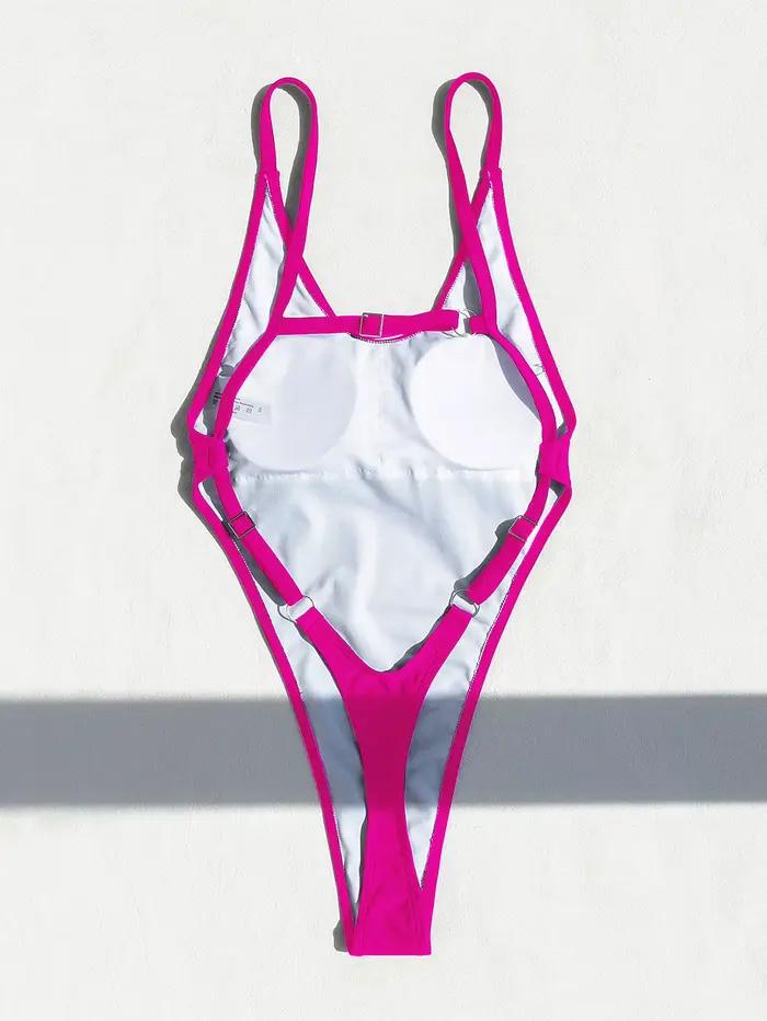 Maillot de bain féminin un seul morceau style plage polyester elasthanne haute qualité pour femmes occasions estivales泳池潜水时穿着的女性泳装一体式比基尼泳衣高质量适合女性的夏季场合