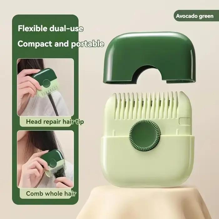 Peigne tondeuse à cheveux 2 en 1, outil multifonctionnel de coupe quotidienne facile pour tous les types de cheveux
