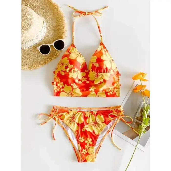 Maillot de bain à motif Floral pour femmes