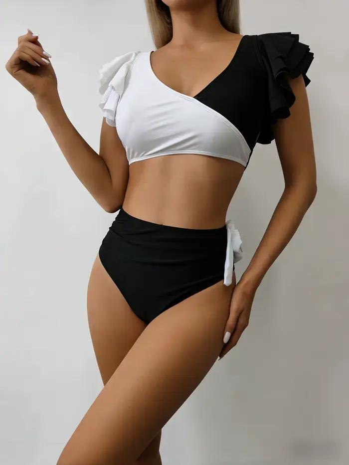Maillot de bain bikini deux pièces