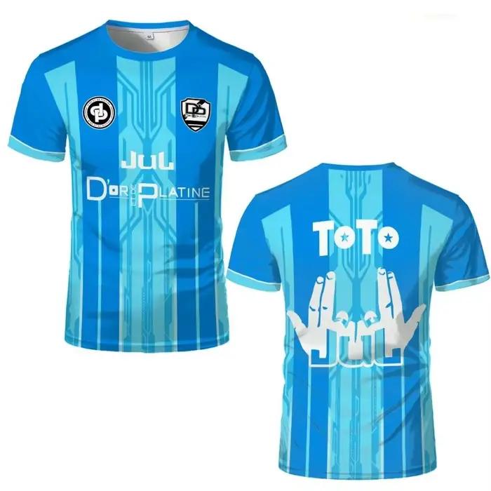 Maillot TOTO JUL d'été imprimé en 3D pour homme, grande taille, séchage rapide et respirant, idéal pour le quotidien
