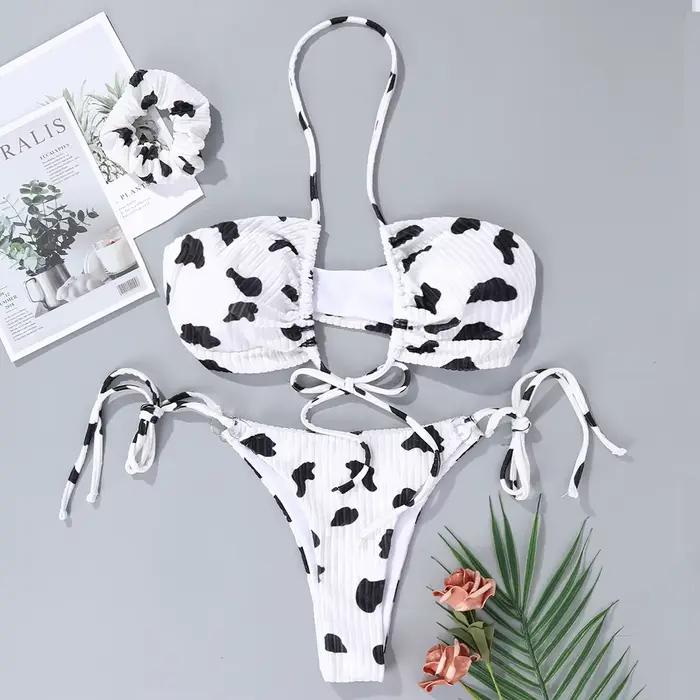 Vigorashely Ensemble de bikini sexy à dos nu 2026