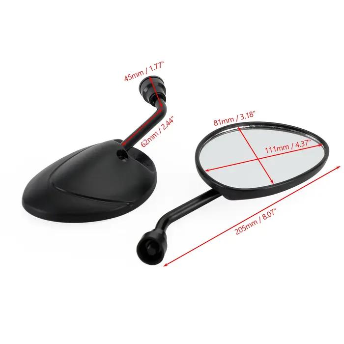 Paire de rétroviseurs droit et gauche pour Piaggio ZIP 2T 4T 50 SP Zip 100 125 2000-2014, accessoires de Scooter