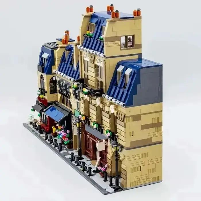 3532 pièces, Architecture parisienne, Façades modulaires de style Haussmann, Vue sur rue créative, 910032, Jouets de puzzle, Cadeau pour adultes