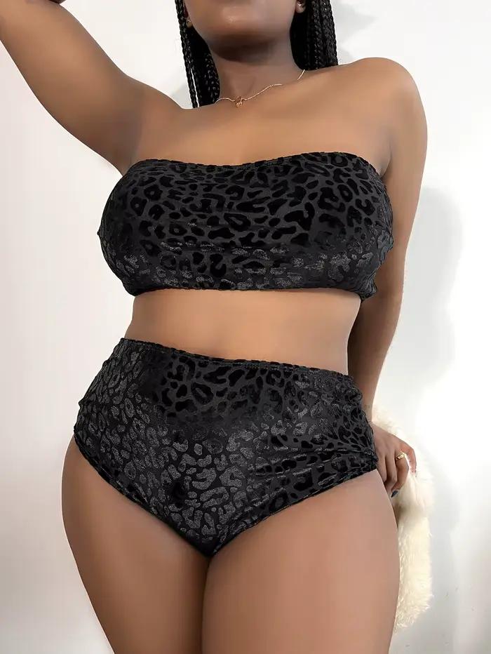 0XL-4XL nouveau Bikini léopard grande taille