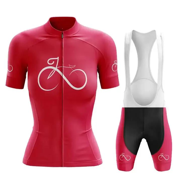 Maillot de cyclisme respirant à manches courtes pour femme, vêtements de vélo d'extérieur, tenue de cyclisme estivale pour femme, maillot de route
