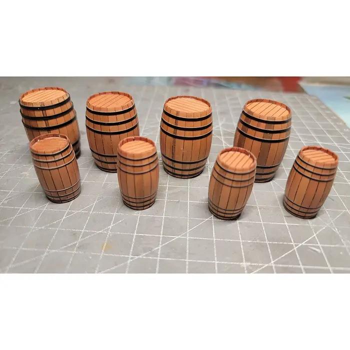 Kit de fût de construction en bois, version formage, modèle de baril de vin, soleil, 3 tailles au choix