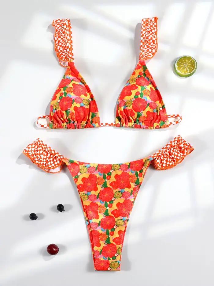 Ensemble de bikinis imprimés Rinabe pour femme