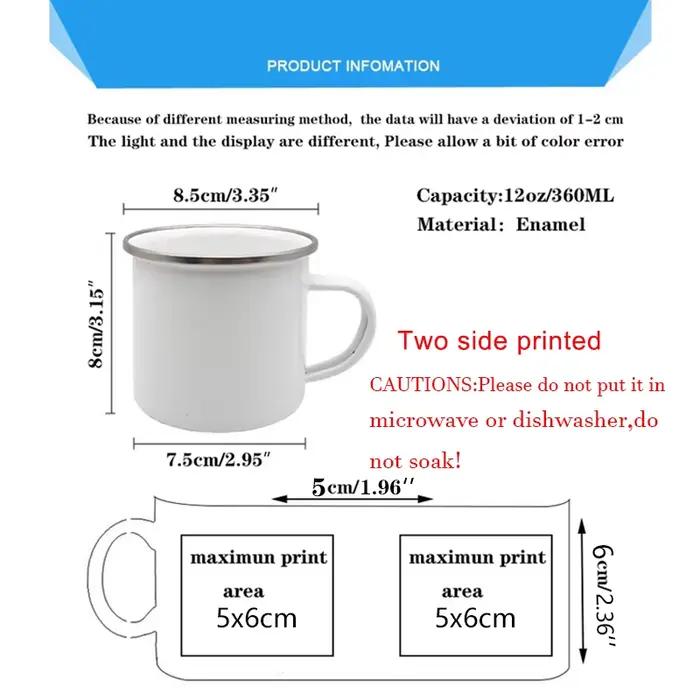 Tasse en émail à impression rose personnalisée, tasse à bière classique, verres à café, tasse à thé inhabituelle, tasses de standard personnalisées, Chi She, cadeaux personnalisés
