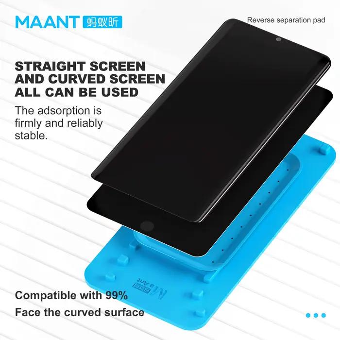 Tapis de séparation d'écran MaAnt universel compatible avec 99 % des écrans plats/courbes – Outils de réparation de téléphones mobiles