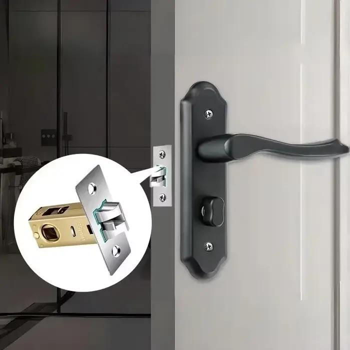 Pêne dormant de porte intérieure sans clé, cylindre tubulaire de porte à mortaise, accessoires universels, spécifications multiples disponibles