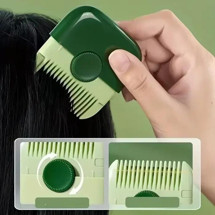 Peigne tondeuse à cheveux 2 en 1, outil multifonctionnel de coupe quotidienne facile pour tous les types de cheveux