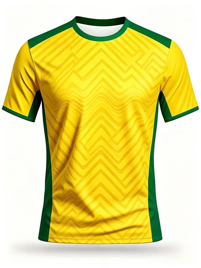 Nouveau Maillot de Foot Brésil 2026 T-shirt Équipe Nationale Brésilienne Col Rond Oversize Décontracté Streetwear Vêtements Homme