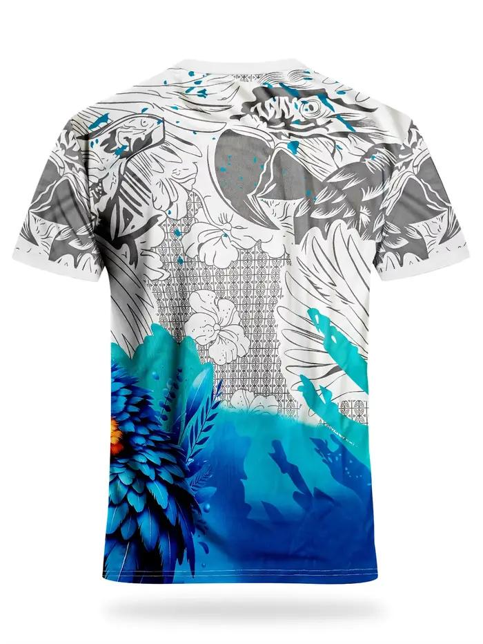 Maillot de l'équipe nationale de football pour hommes du Brésil avec perroquet tropical respirant et graphiques du drapeau brésilien. Séchage rapide, humidité-w