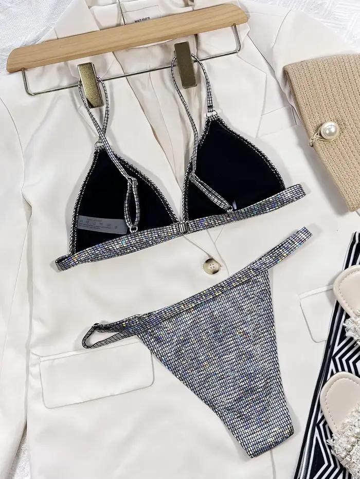 Bling Sexy Bikini femmes maillots de bain maillot