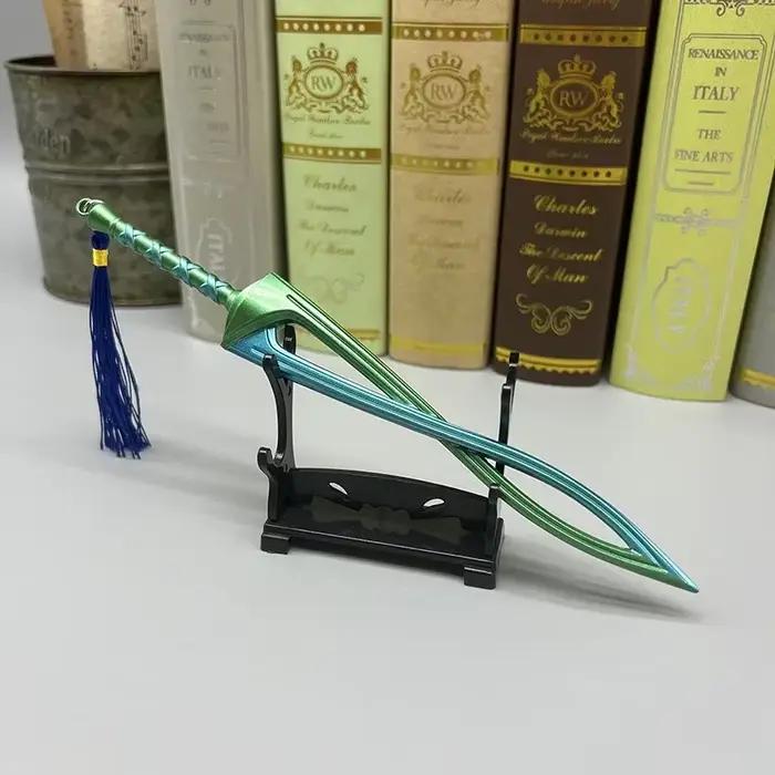 21cm Fierce Deity Sword LoZ Tears of the Kingdom Breath of the Wild Game Replica Metal Weapon Model Collectible Ornament Toy Boy Dropshipping Wholesale Hot Sale Gifts New Arrival Gift Free Shipping Dé