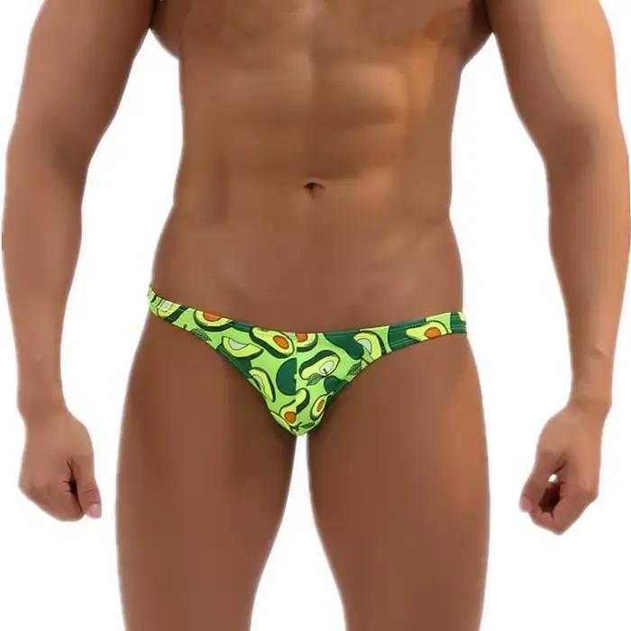 Slip de Bain SEOBEAN Coupes Hautes Pour Hommes Avec Doublure Dessin Animé Pour Activités Nautiques Occasions Spéciales