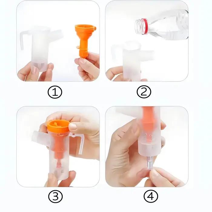 Compresseur d'air médical portable pour enfants et adultes, atomiseur de toux, nébuliseur, inhalateur, déterminer les voies respiratoires, inhaler, humidificateur, soins de santé